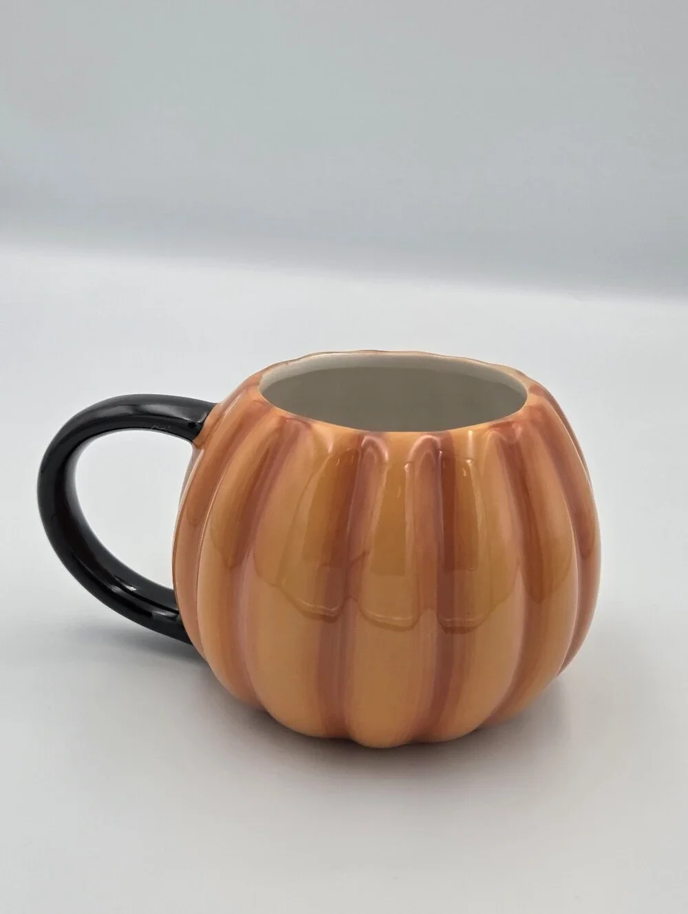 Hyde & Eek Cute Pumpkin Face Ceramic Mug Nwt